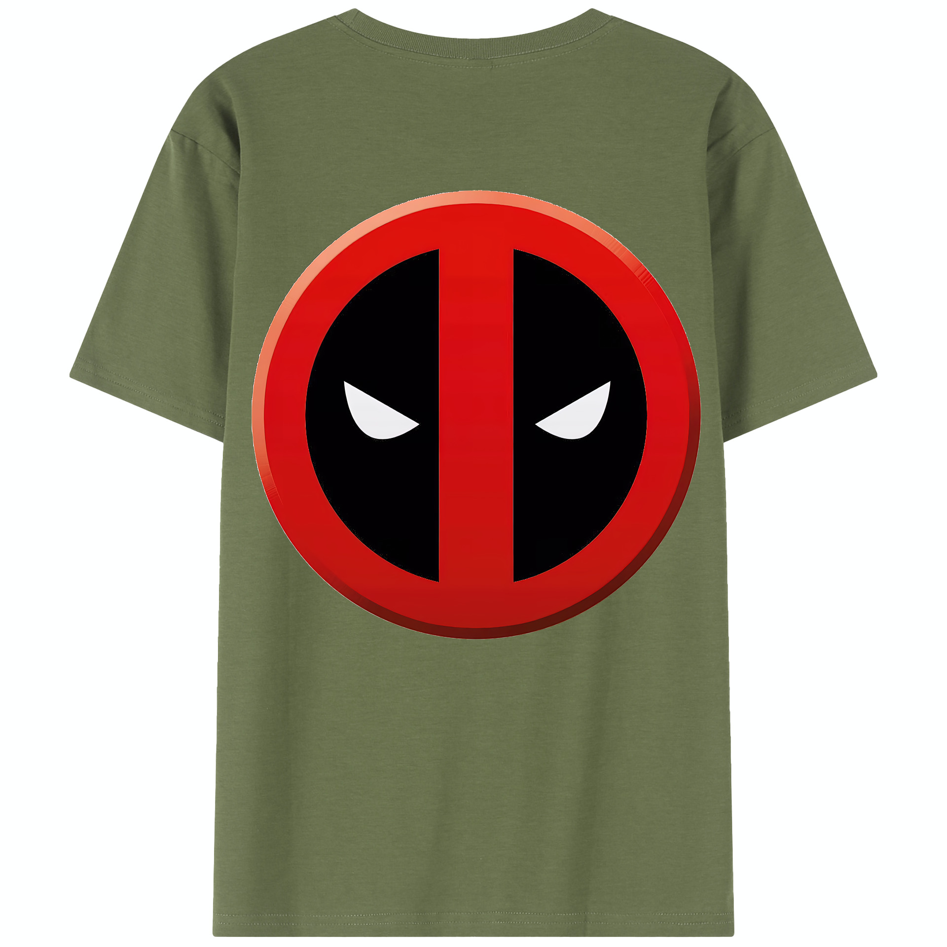 （画像用） Deadpool デッドプール 綿100％半袖Tシャツ（背面プリント）